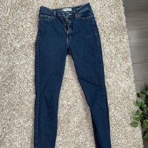 American Apparel skinny high waisted mom Jean!